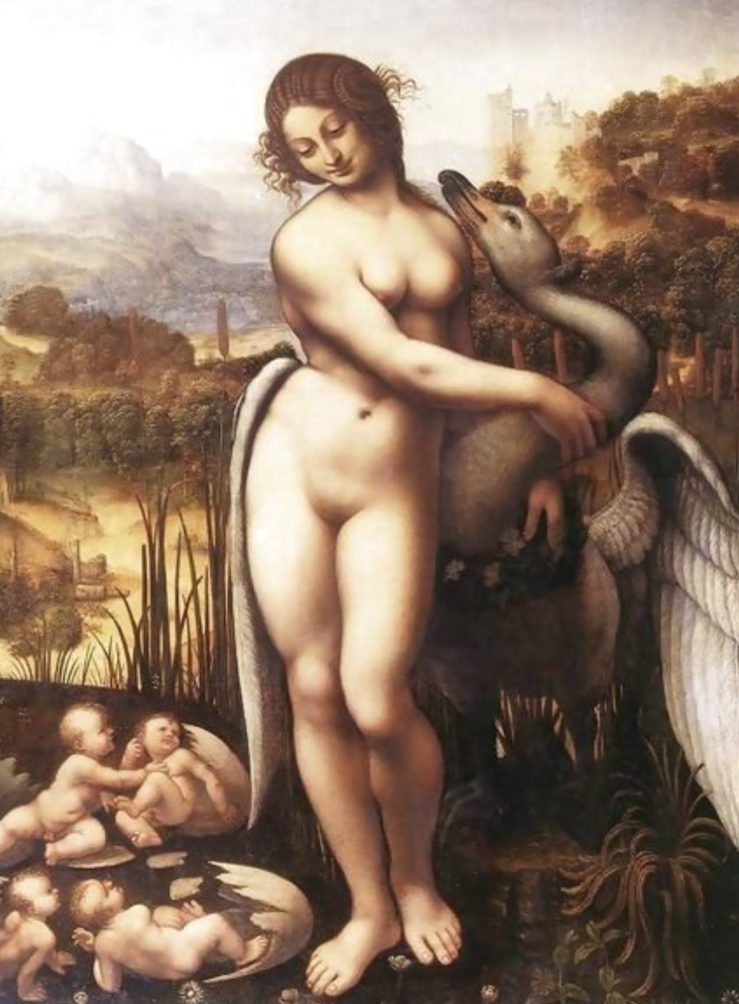 Leonardo Da Vinci's painting of Leda