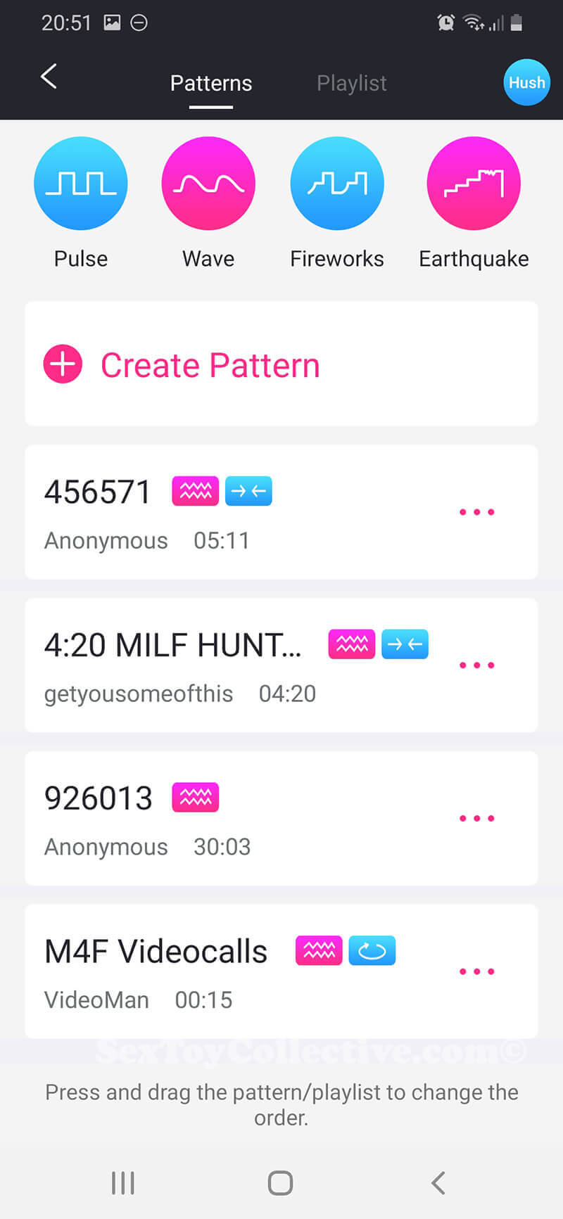 Patterns-Remote-Lovense Remote app