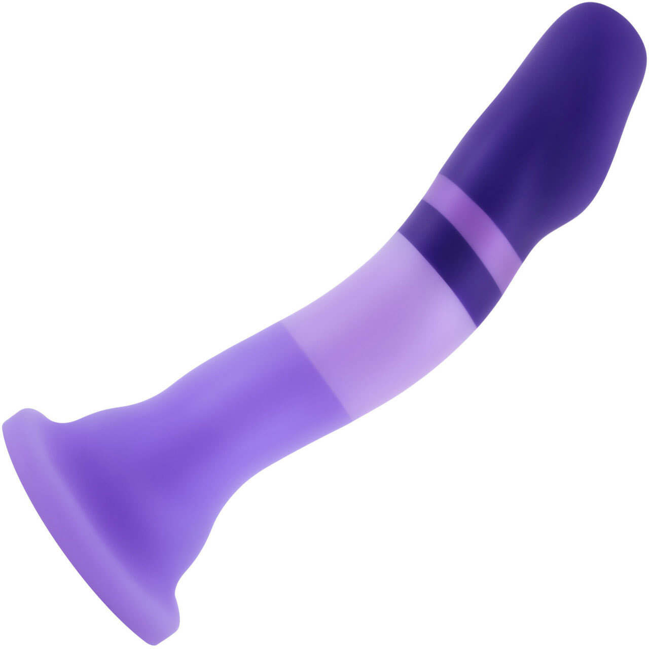 Purple Rain Silicone Dildo