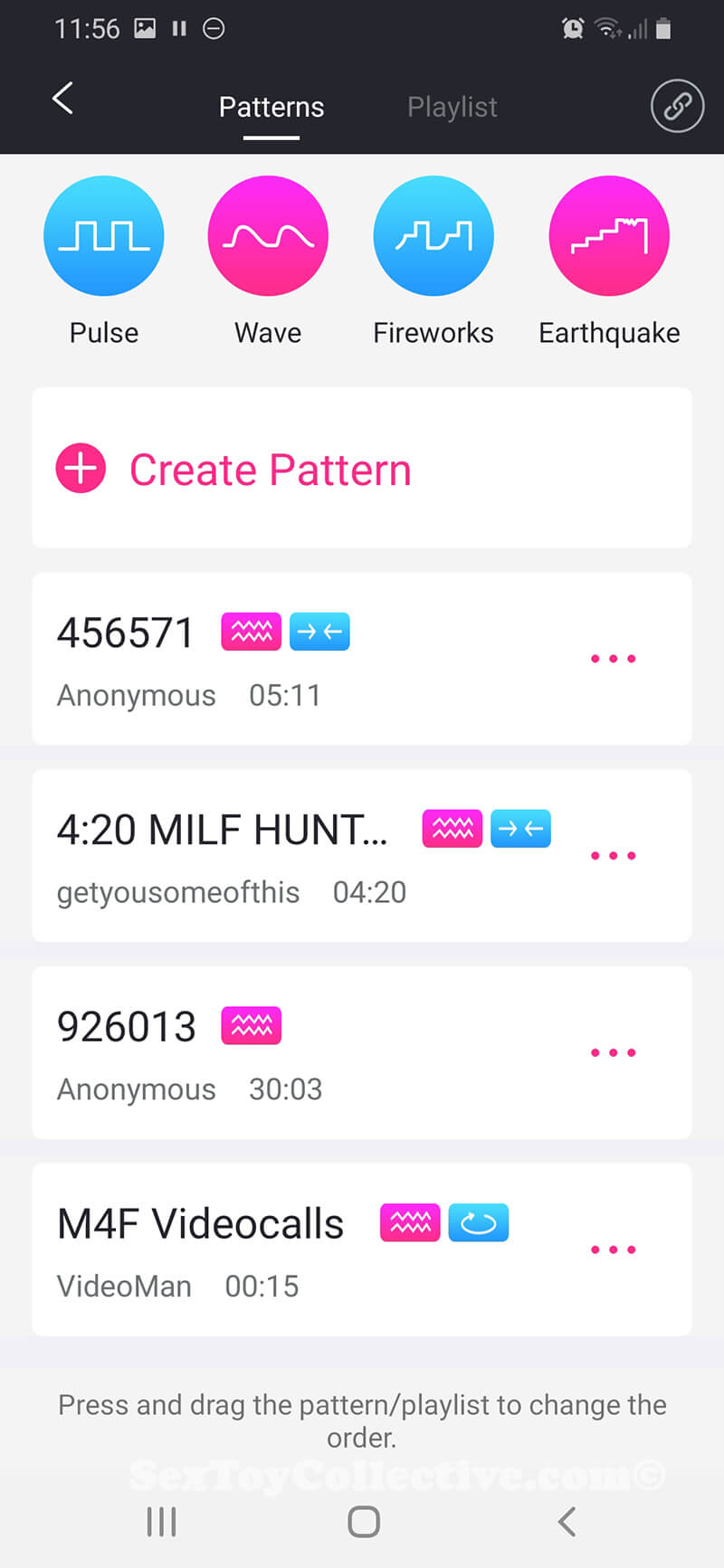 Remote App Lovense Patterns