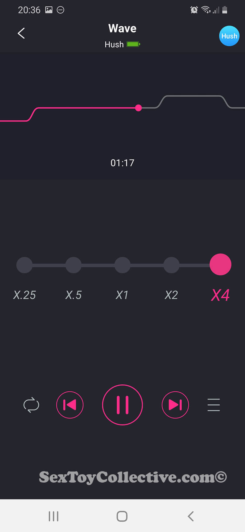 Vibe patterns-Lovense app