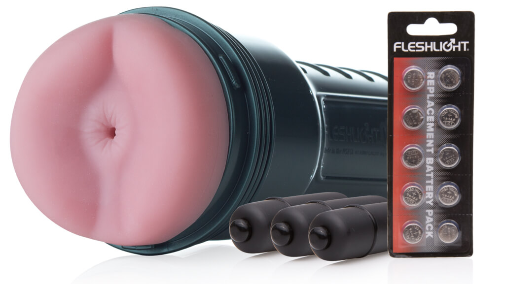 Vibrating Fleshlight (Pink Butt)