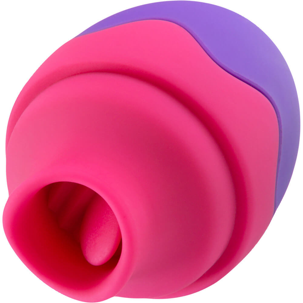 Blush Tongue Vibrating Silicone Clitoral Stimulator