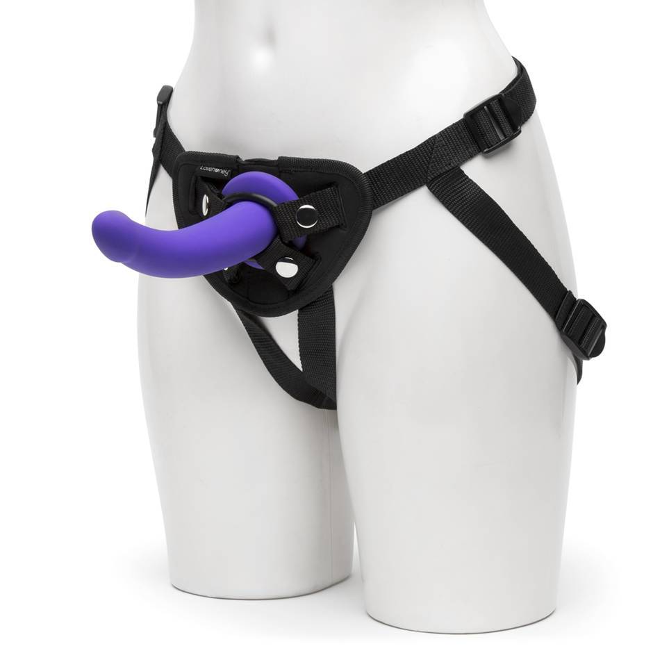 Lovehoney Advanced Unisex Strap-On Harness Kit with 7 Inch G-Spot Dildo