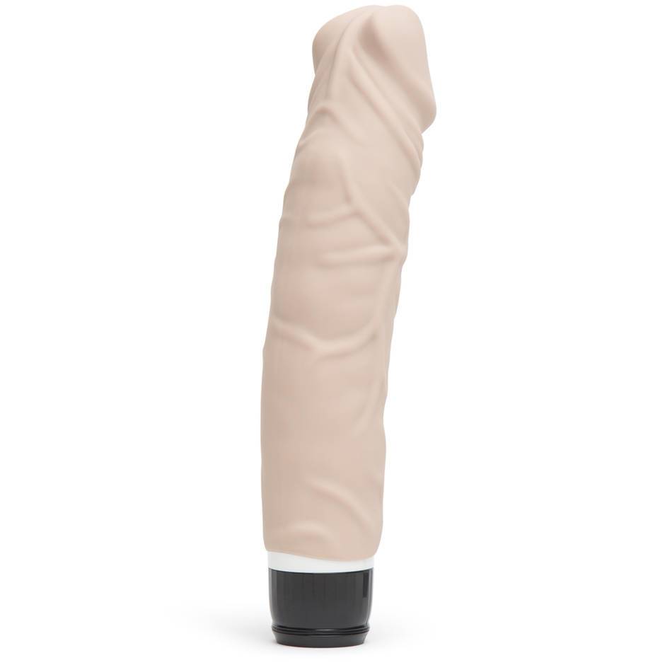 Extra Girthy Realistic Vibrating Dildo 8 Inch