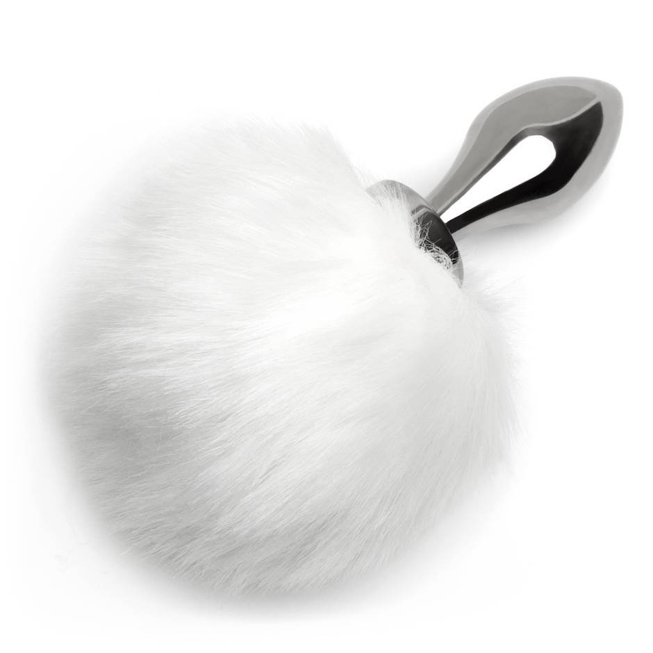 Small Aluminum Fake Fur Bunny Plug