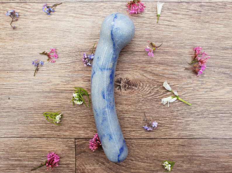 Blue Aventurine G-Spot Yoni Wand